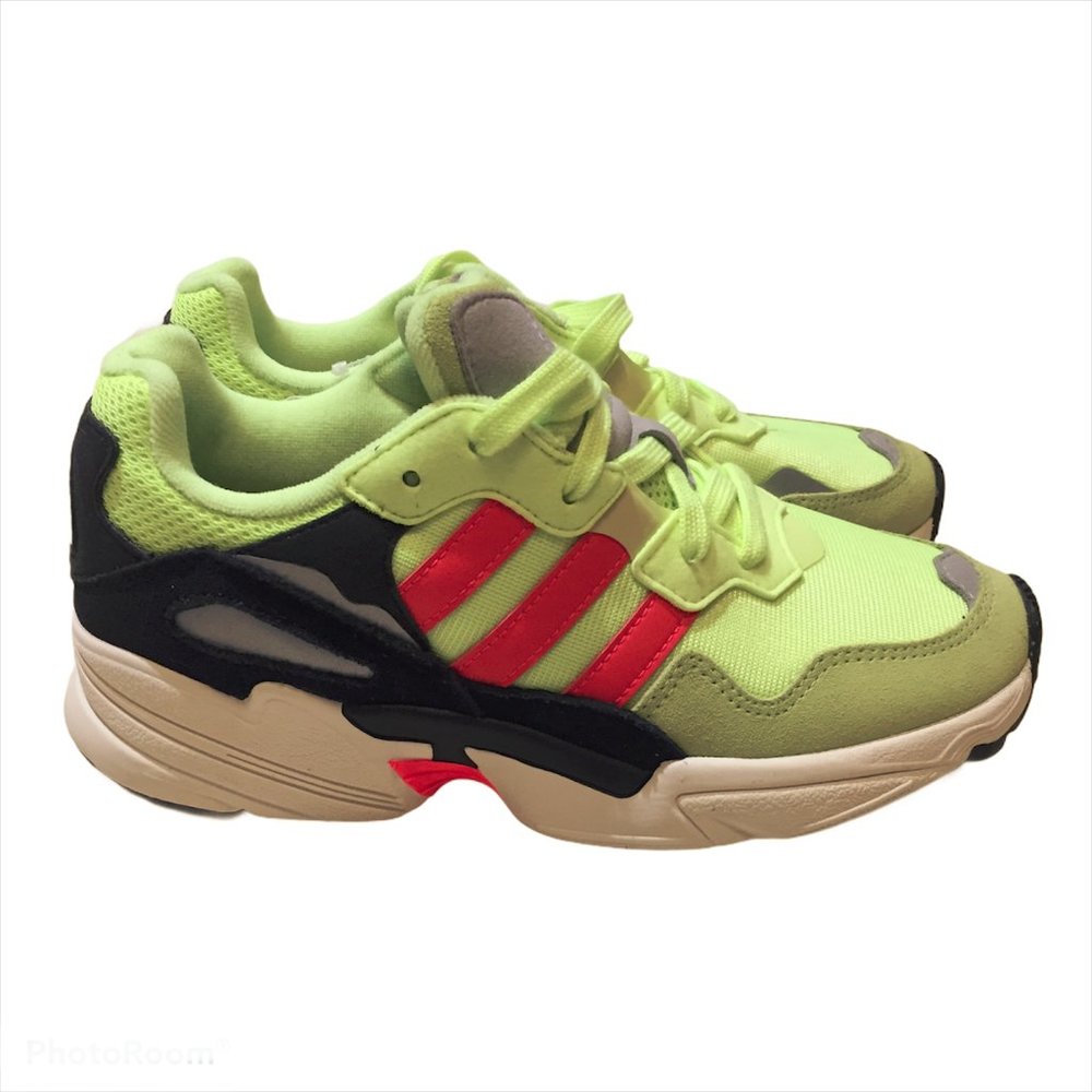 ADIDAS YUNG-96 HI RES YELLOW-SOLAR-RED sz 6.5